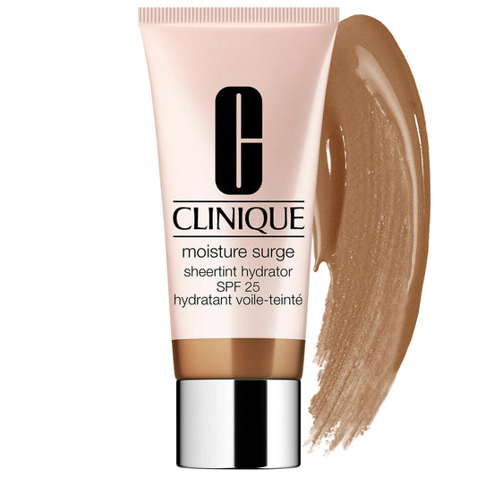 Clinique Moisture Surge Sheertint Hydrator Broad Spectrum SPF 25 Tinted Moisturizer - 12 Hour Hydration, Natural Finish, Paraben-Free by Beauty Care Bag