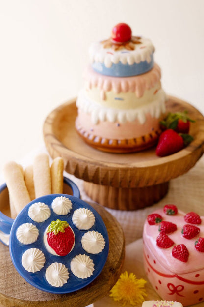 Ceramic Dessert Trinket Boxes by Rust & Cinder