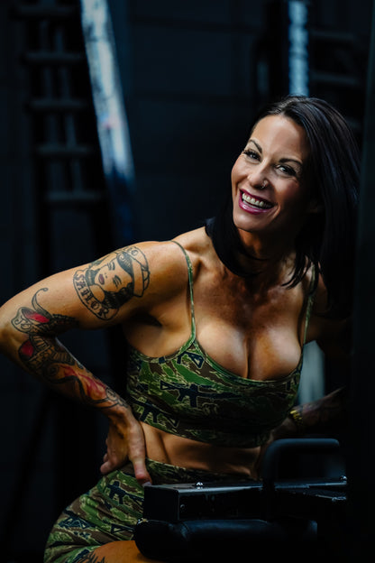 Straight Strap Sports Bra | Snipes & Stripes by Tango Charlie Apparel