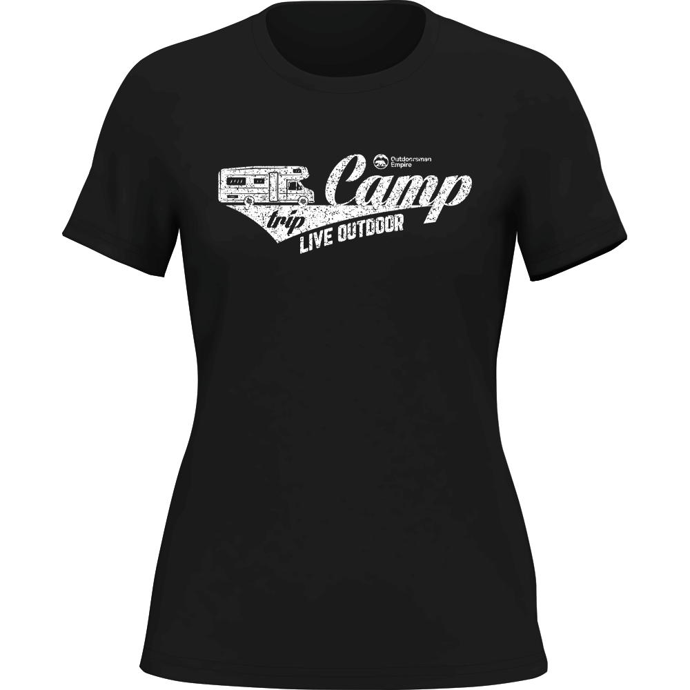 Camp Trip T-Shirt for Women by Outdoorzees