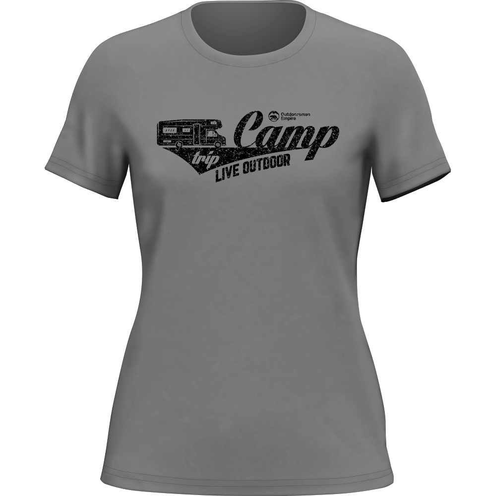 Camp Trip T-Shirt for Women by Outdoorzees