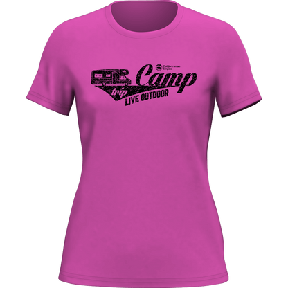 Camp Trip T-Shirt for Women by Outdoorzees