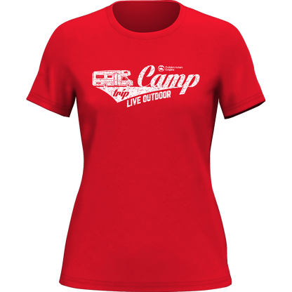 Camp Trip T-Shirt for Women by Outdoorzees