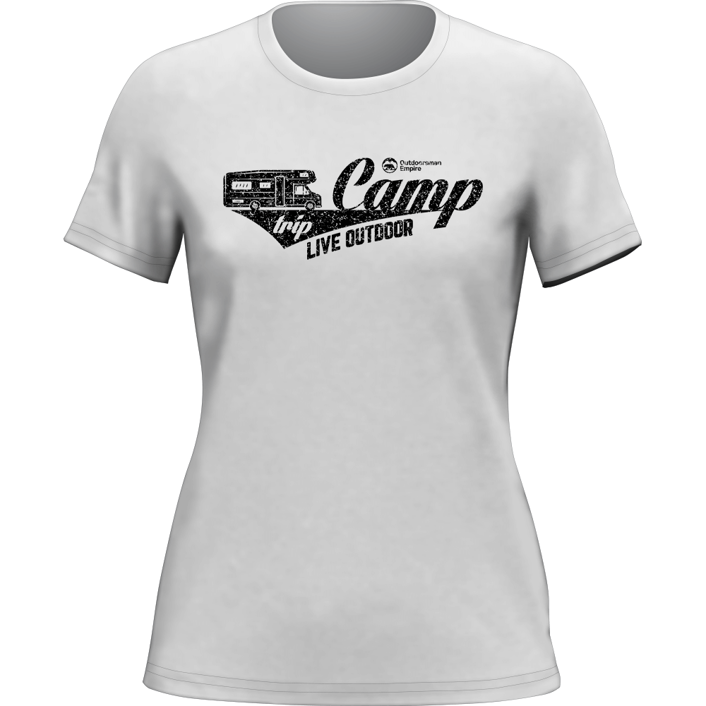 Camp Trip T-Shirt for Women by Outdoorzees