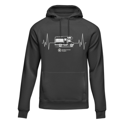 Camping Cardiogram Unisex Hoodie by Outdoorzees