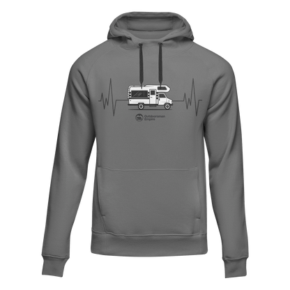 Camping Cardiogram Unisex Hoodie by Outdoorzees