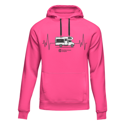 Camping Cardiogram Unisex Hoodie by Outdoorzees