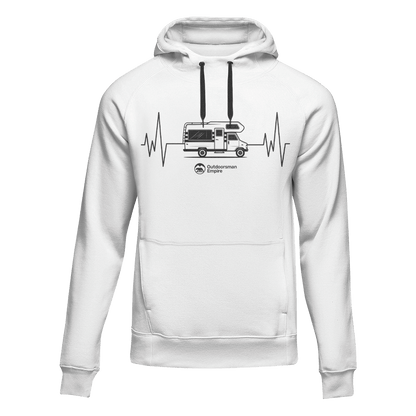 Camping Cardiogram Unisex Hoodie by Outdoorzees