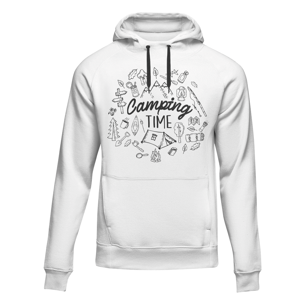 Camping Elements Unisex Hoodie by Outdoorzees