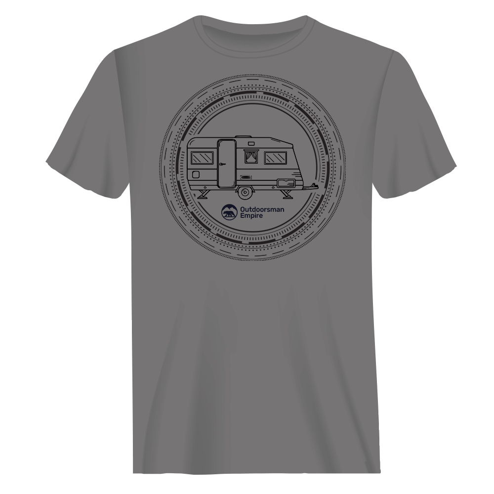 Camping Kaleidoscope Man T-Shirt by Outdoorzees