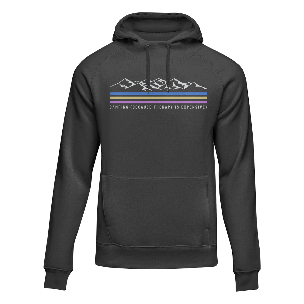 Camping Lines Unisex Hoodie by Outdoorzees