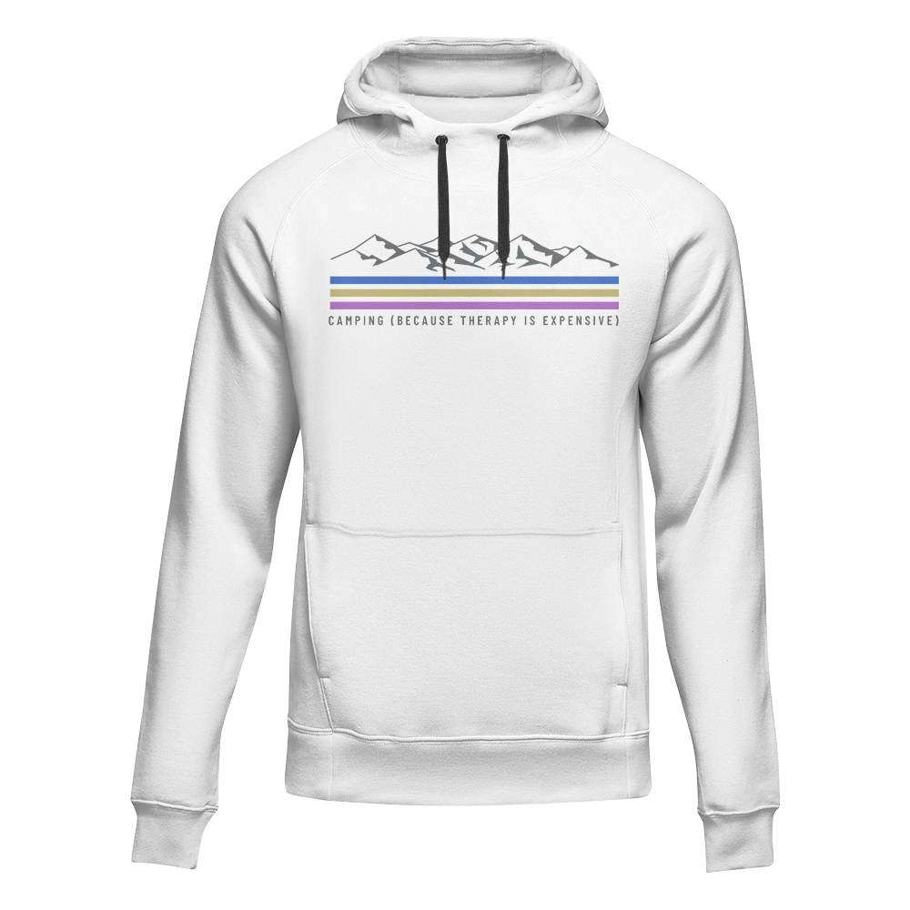 Camping Lines Unisex Hoodie by Outdoorzees