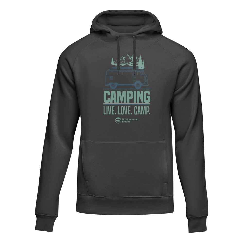 Camping Live Love Camp Unisex Hoodie by Outdoorzees
