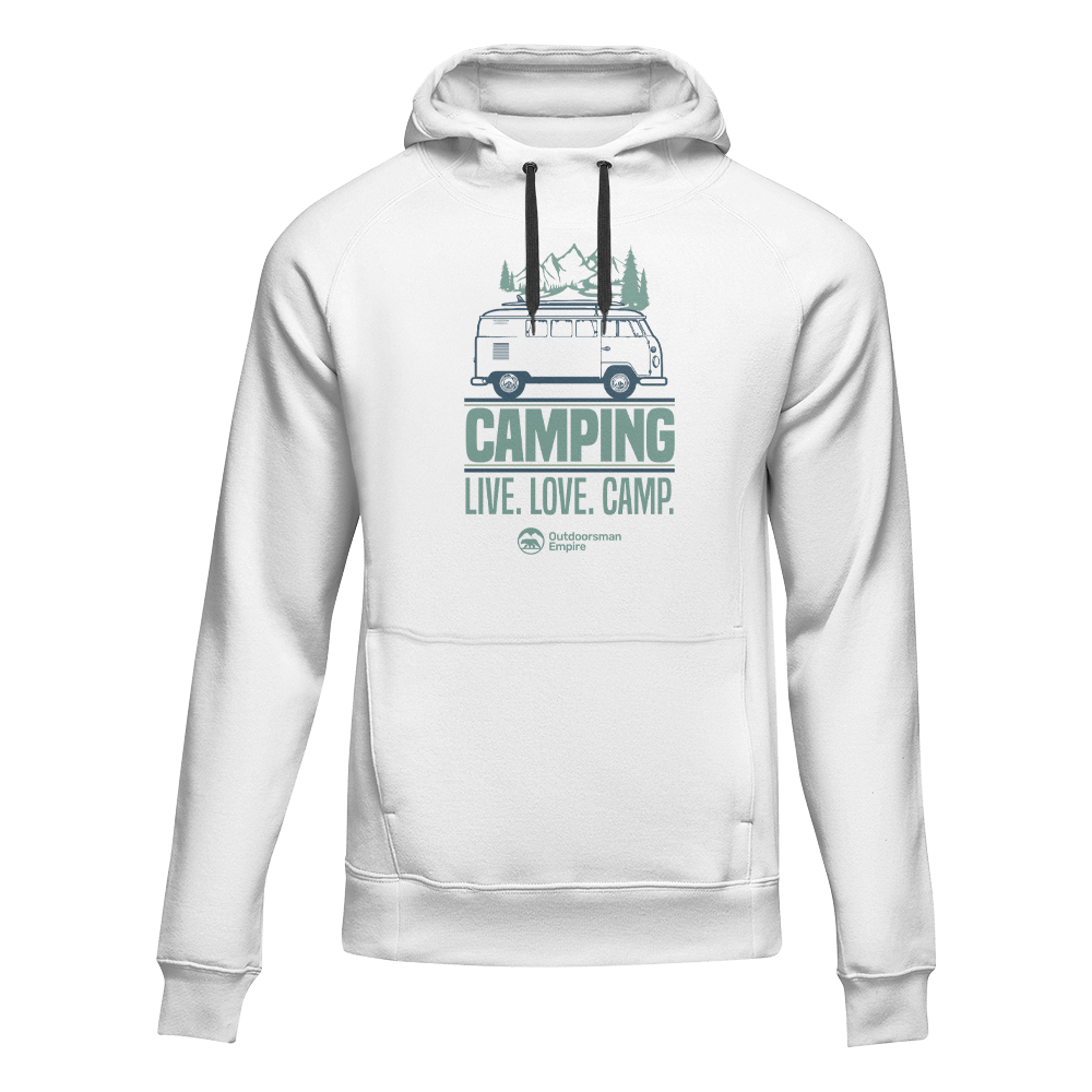 Camping Live Love Camp Unisex Hoodie by Outdoorzees
