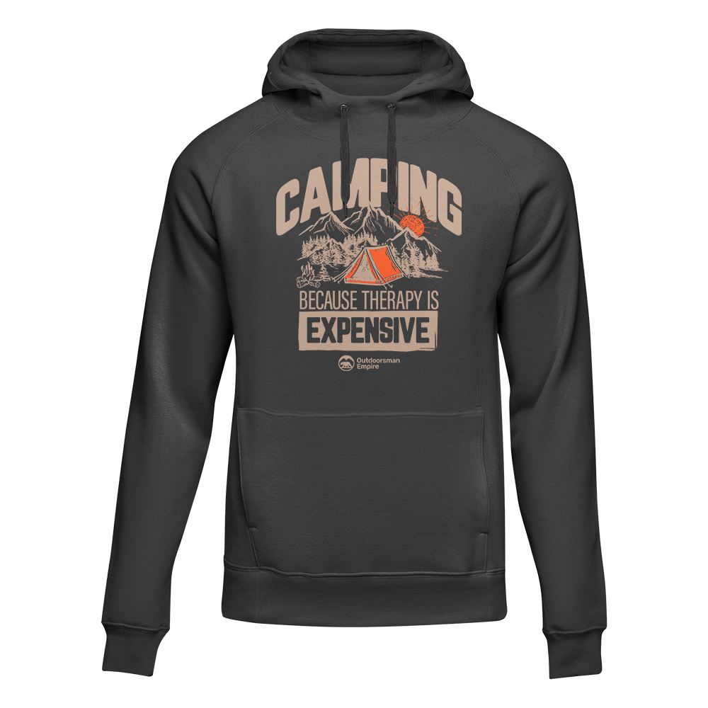 Camping No Expensive Unisex Hoodie by Outdoorzees