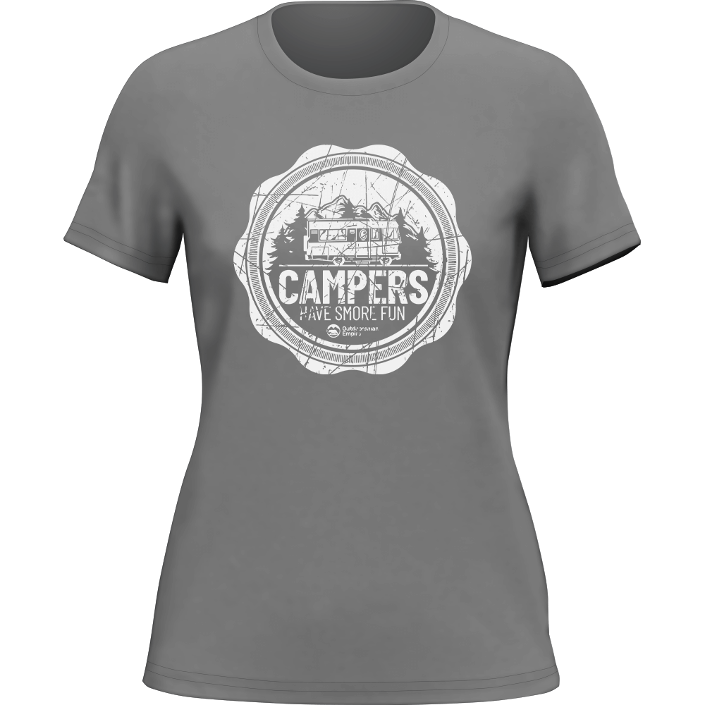 Camping Seal T-Shirt for Women by Outdoorzees