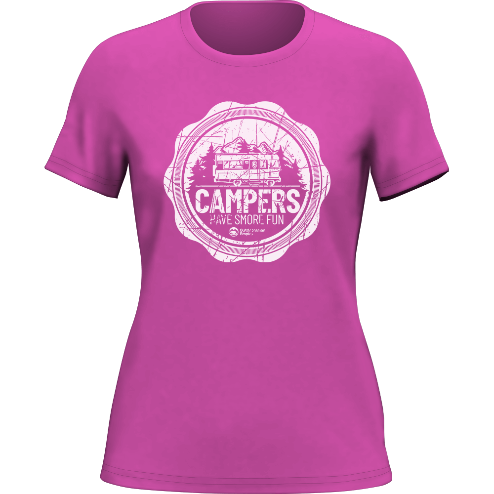 Camping Seal T-Shirt for Women by Outdoorzees