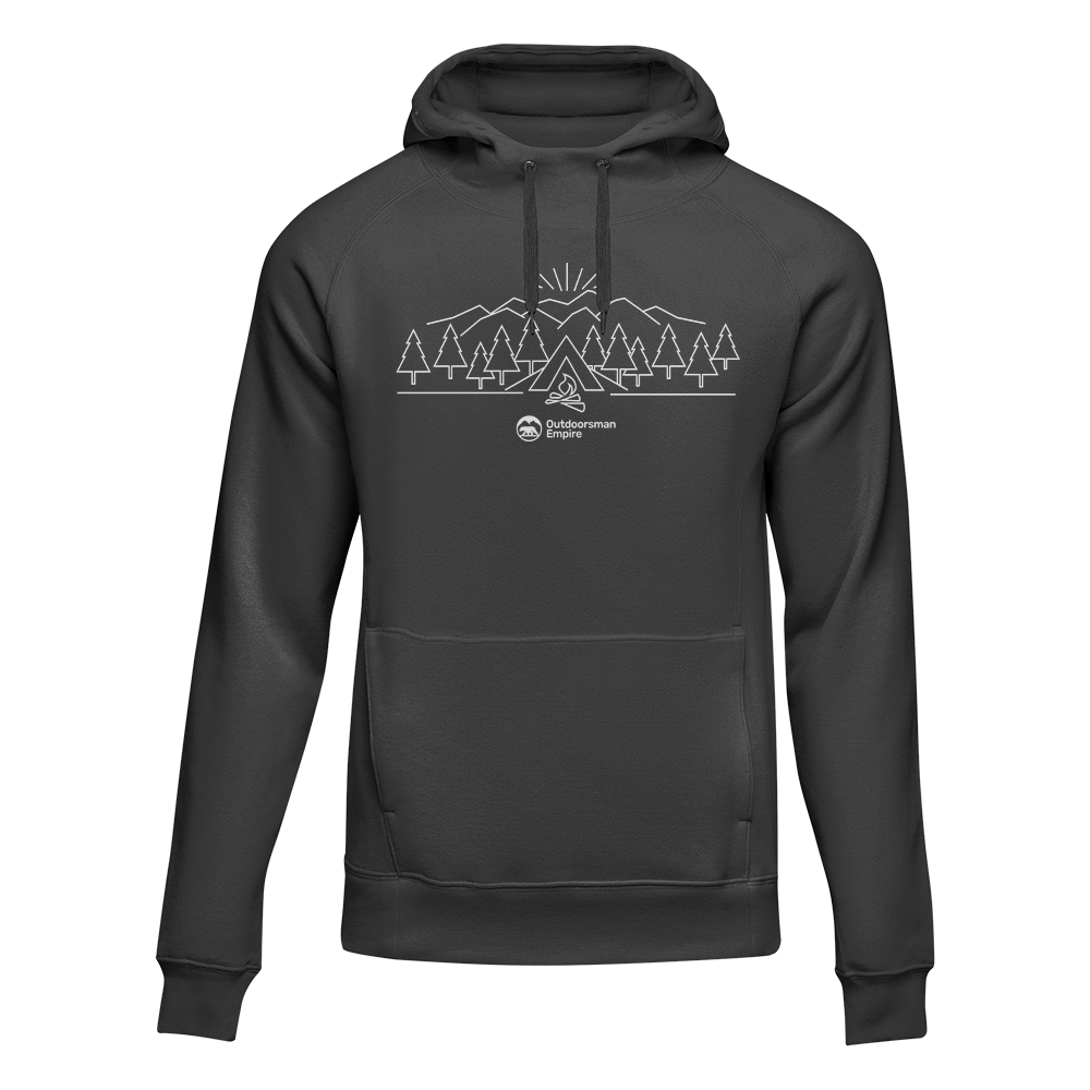 Camping Triangles Unisex Hoodie by Outdoorzees