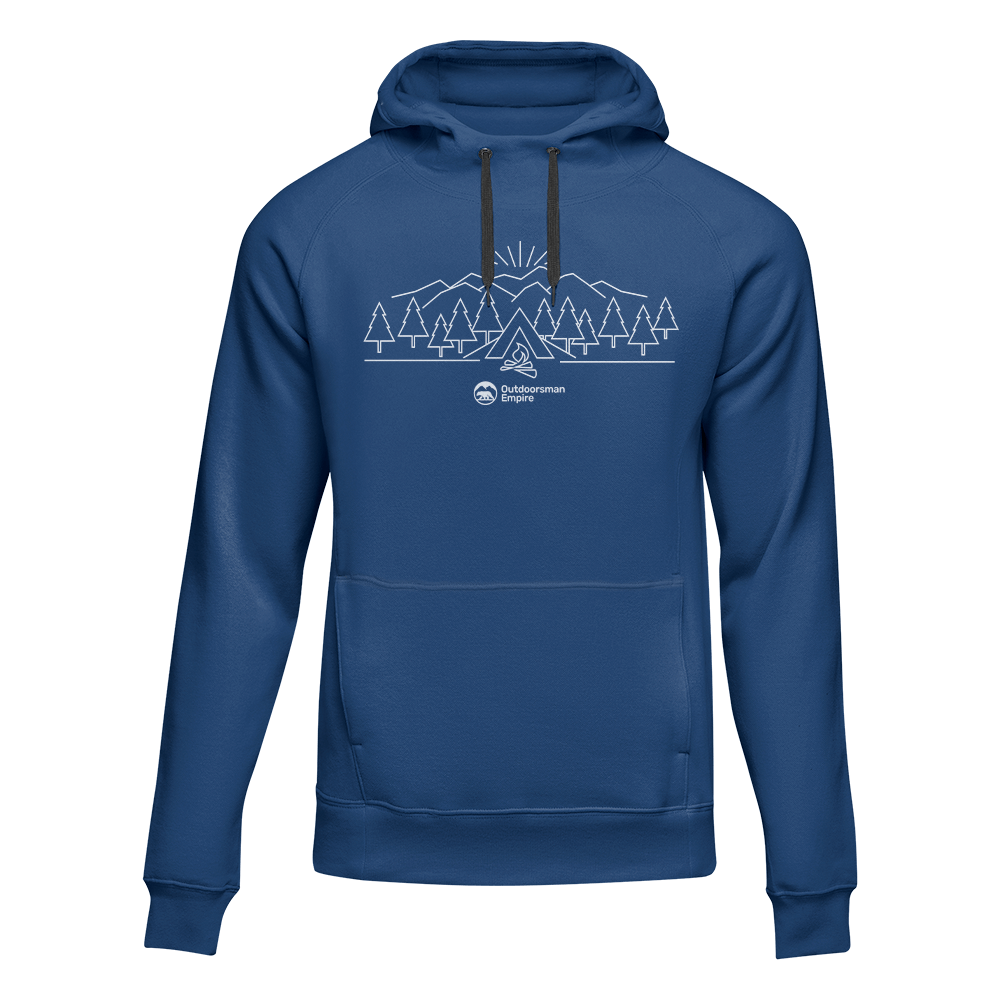Camping Triangles Unisex Hoodie by Outdoorzees