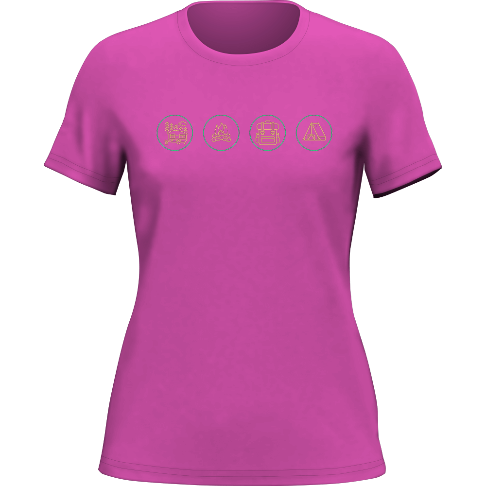 Camp Life T-Shirt for Women by Outdoorzees