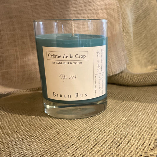 Soy Candle - Birch Run (Evergreen) by Creme de la Crop