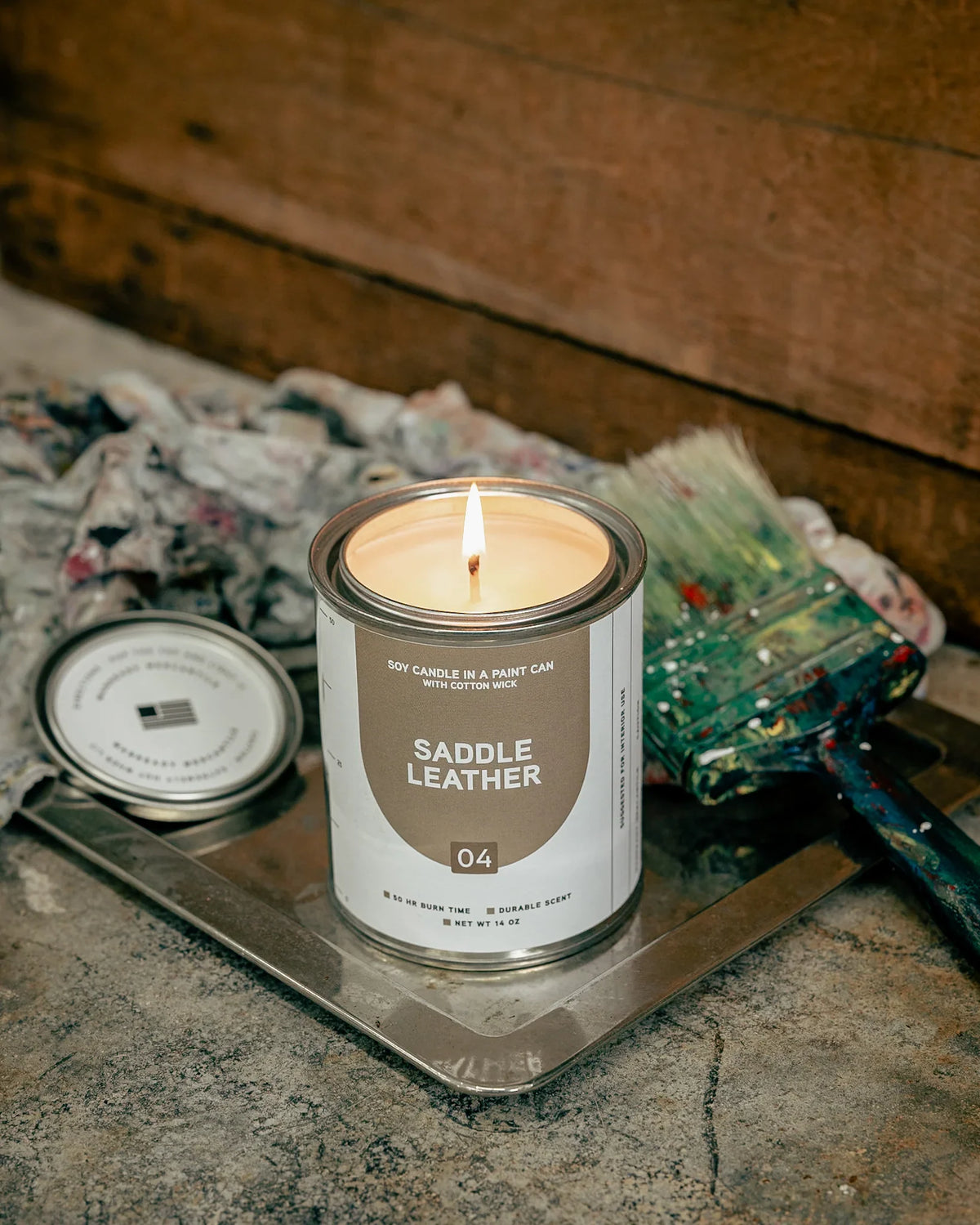 Saddle Leather Soy Candle | Manready Mercantile by Rust & Cinder