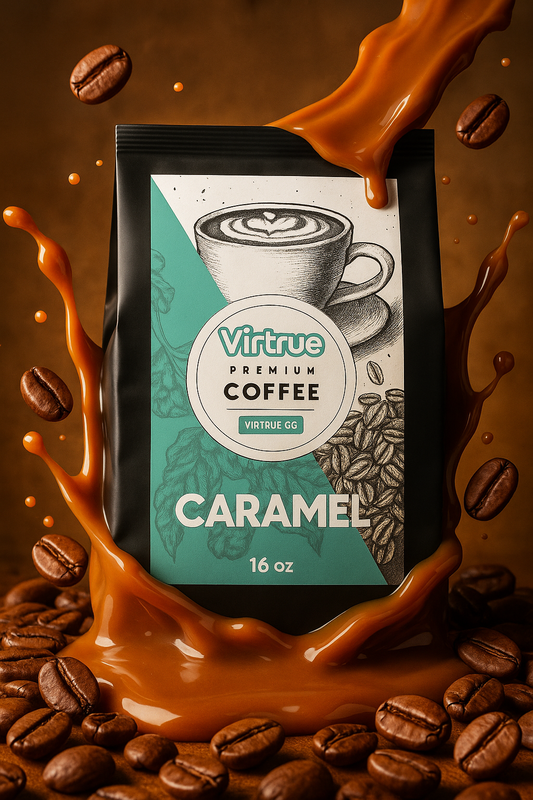 Caramel flavored coffee, 16 oz bag