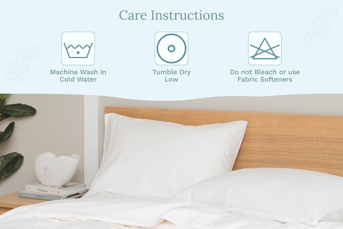 Organic Sateen Pillowcases by Organic Cotton Mart