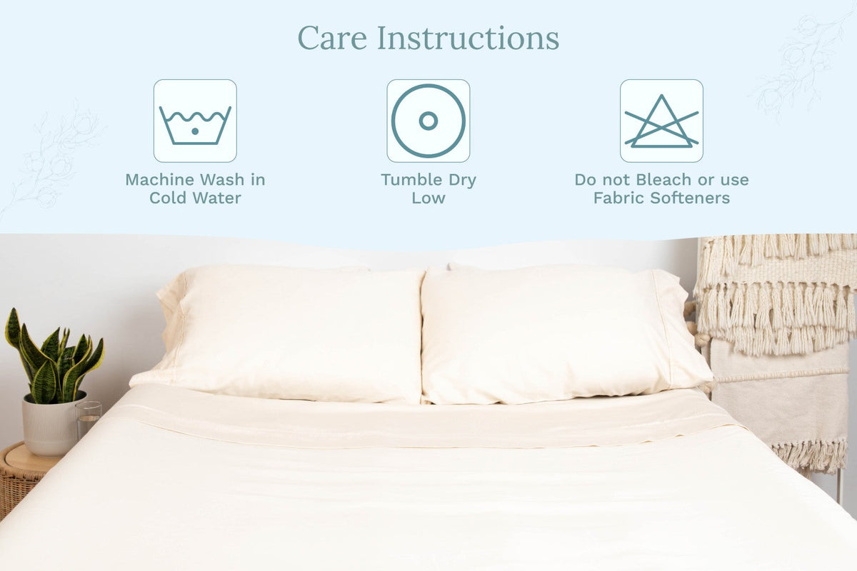 Organic Sateen Pillowcases by Organic Cotton Mart