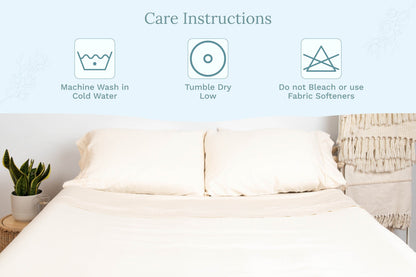 Organic Sateen Pillowcases by Organic Cotton Mart