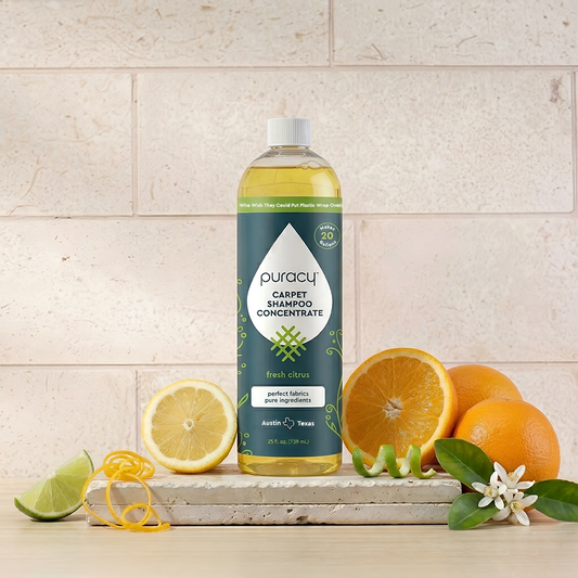 Plant-based carpet and upholstery shampoo