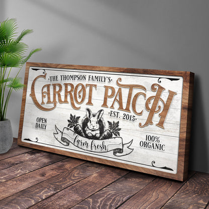 Carrot Patch Easter Sign II by Tailored Canvases