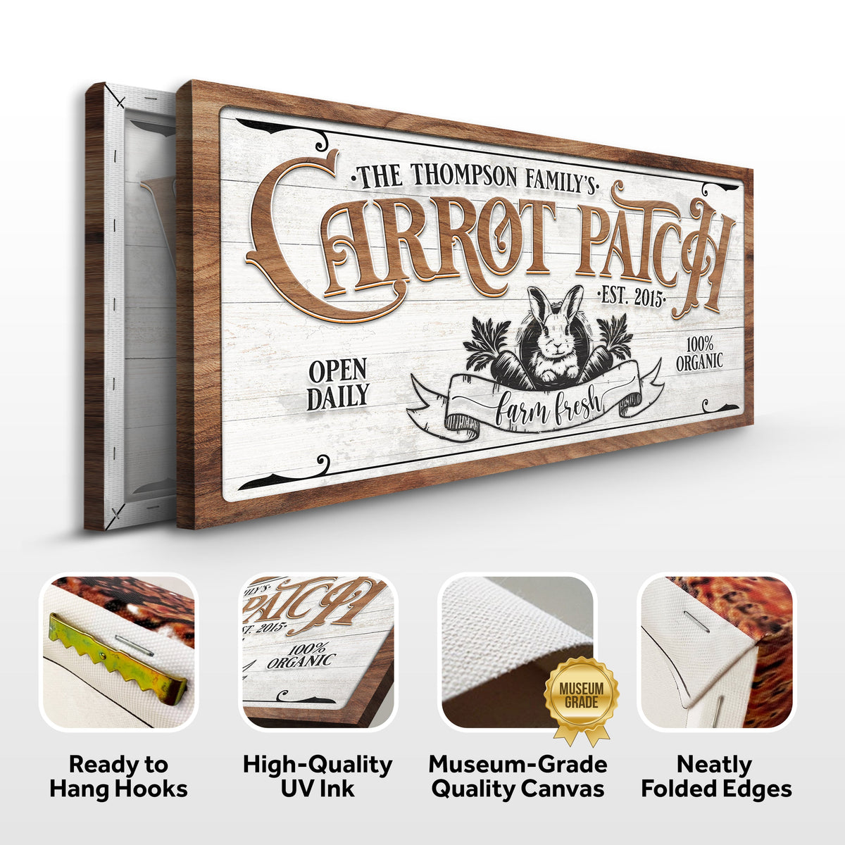 Carrot Patch Easter Sign II by Tailored Canvases