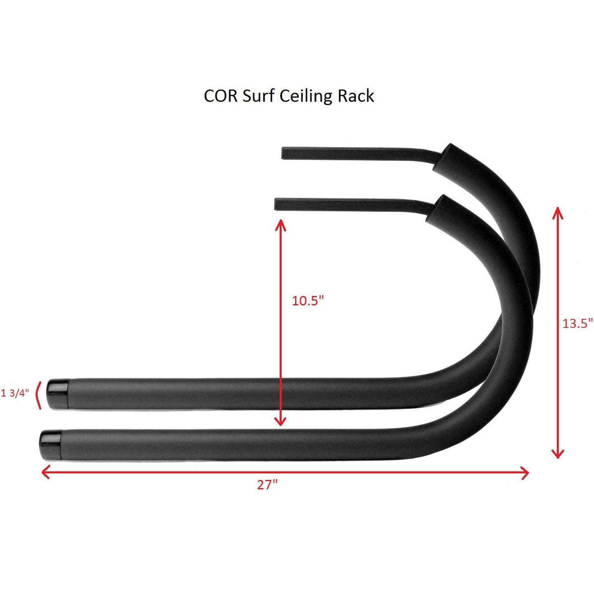 SUP Ceiling or Wall Storage Rack | Longboard & Paddleboard Mount by COR Surf