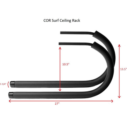 SUP Ceiling or Wall Storage Rack | Longboard & Paddleboard Mount by COR Surf