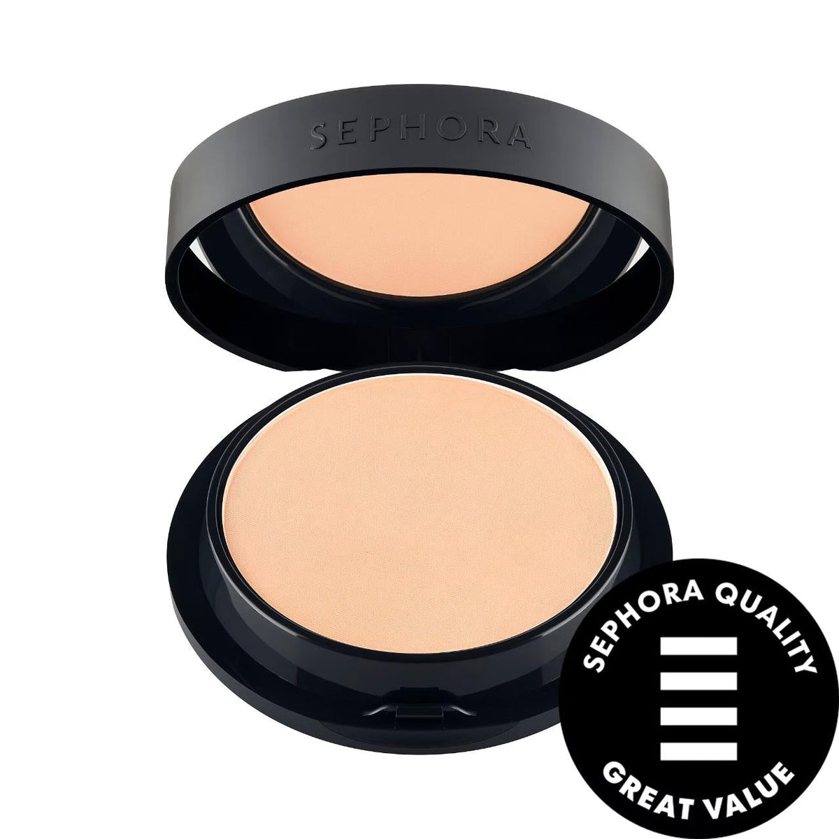 Matte powder foundation with natural plant extracts