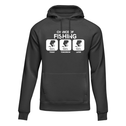 Chance of Fishing Unisex Hoodie by Outdoorzees