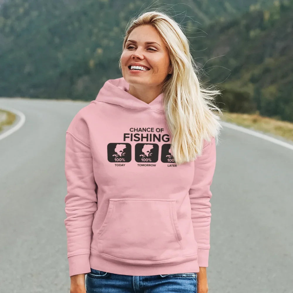 Chance of Fishing Unisex Hoodie by Outdoorzees
