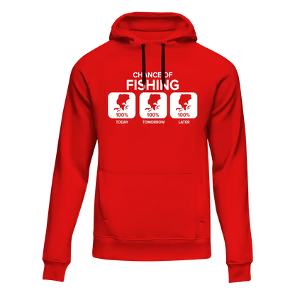 Chance of Fishing Unisex Hoodie by Outdoorzees