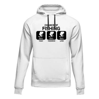 Chance of Fishing Unisex Hoodie by Outdoorzees