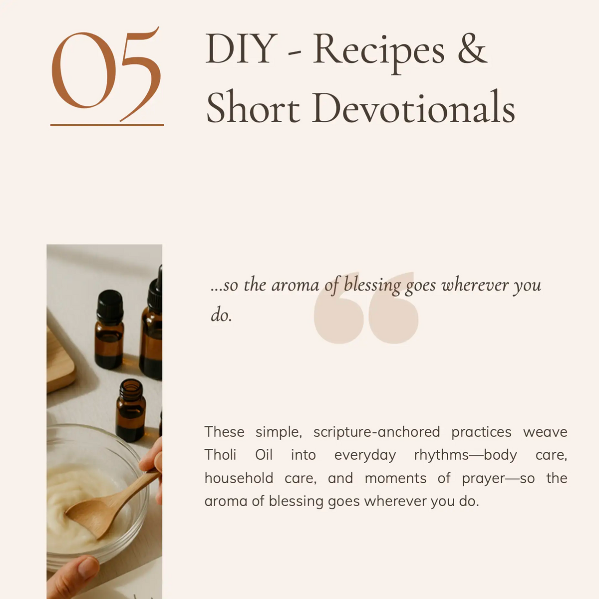 Tholi Oil Anointed for Every Step (Digital eBook) by Tholi Oil