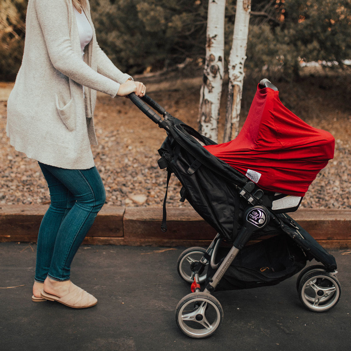 Multi-use Cover, Cherry by Parker Baby Co.
