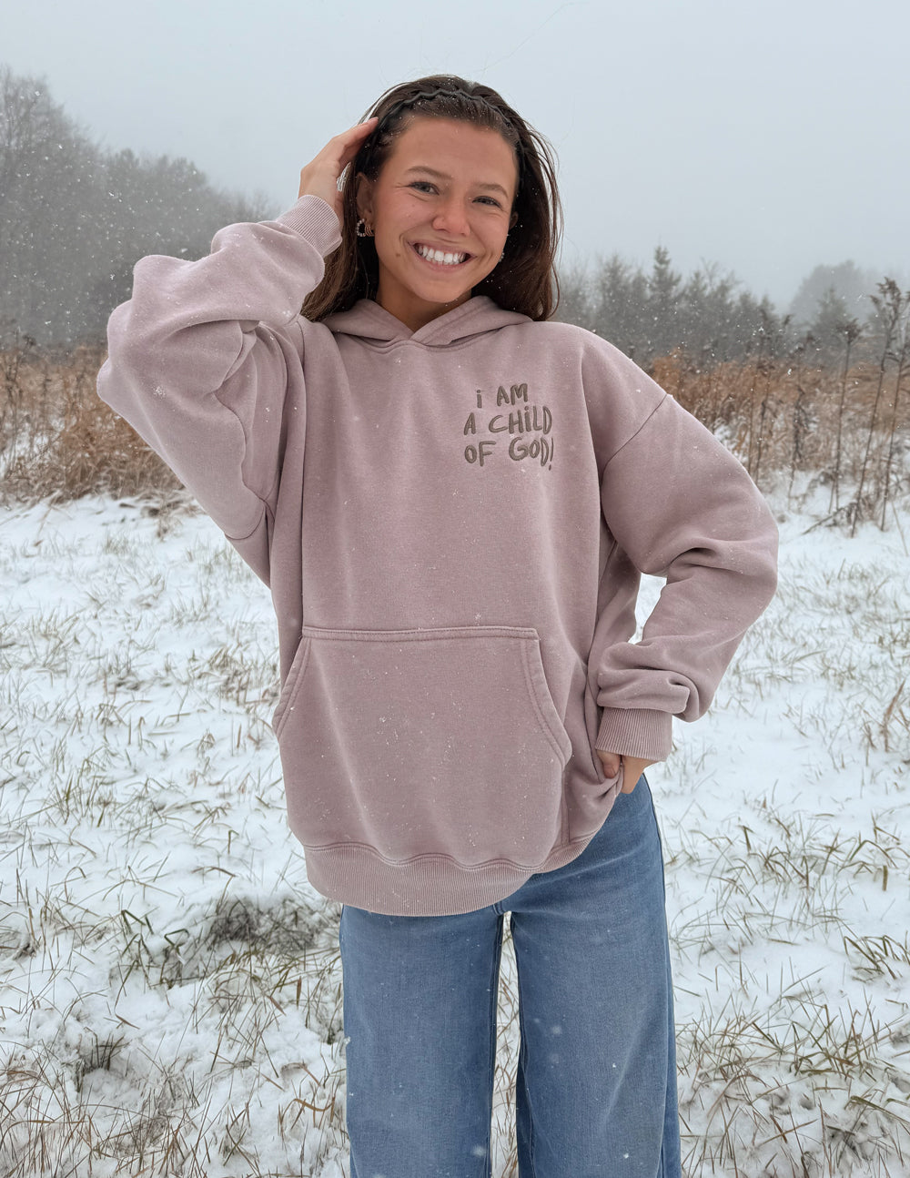 Child of God Brown Unisex Hoodie by Elevated Faith