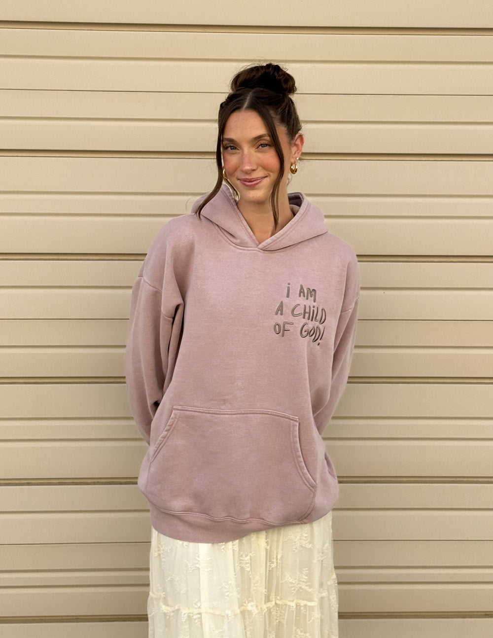 Child of God Brown Unisex Hoodie by Elevated Faith