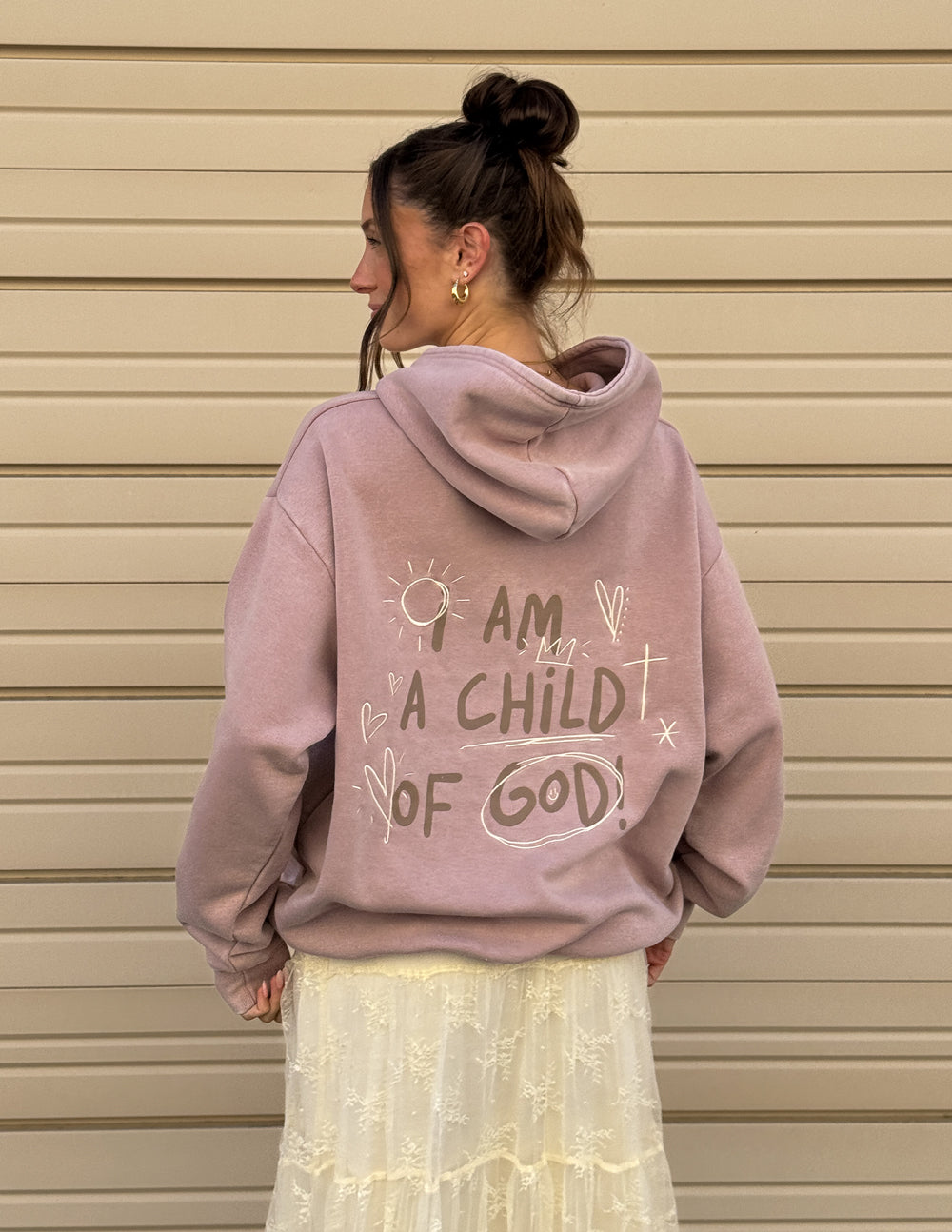 Child of God Brown Unisex Hoodie by Elevated Faith