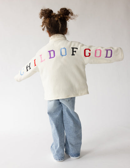 Child of God Fleece Kids Pullover by Elevated Faith