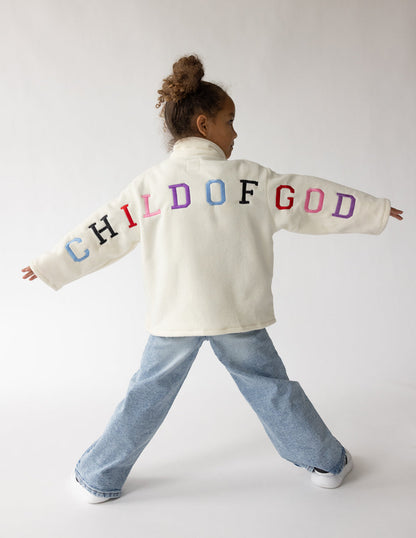 Child of God Fleece Kids Pullover by Elevated Faith
