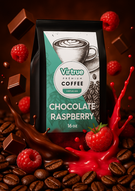 Chocolate Raspberry flavored coffee, 16 oz bag
