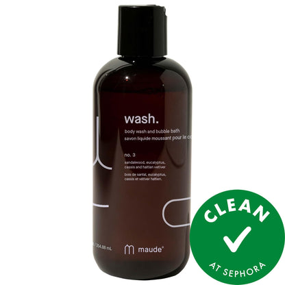 Wash pH-balanced body wash and bubble bath