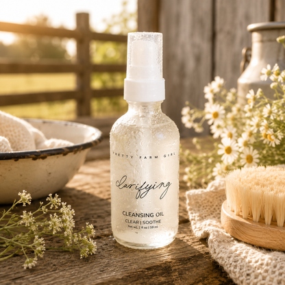 Clarifying Cleansing Oil for Acne-Prone Skin by Pretty farm girl